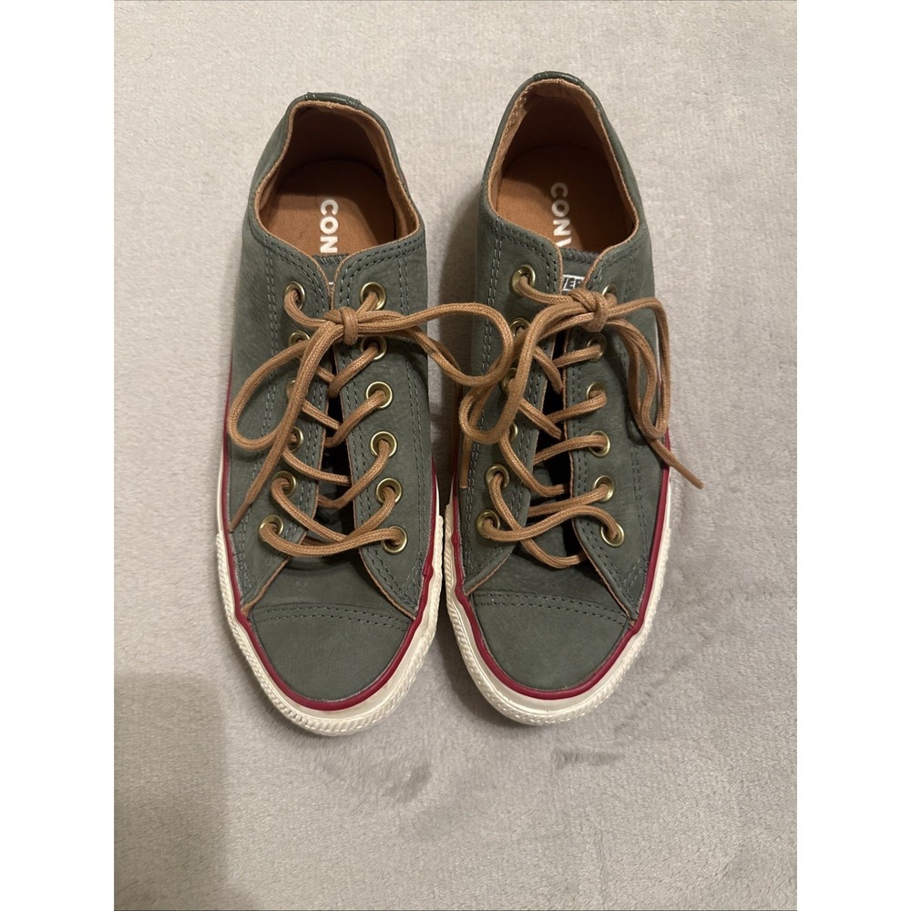Converse CTAS OX Earthy Buck Green Women's 7 Men's 5 Low Top
